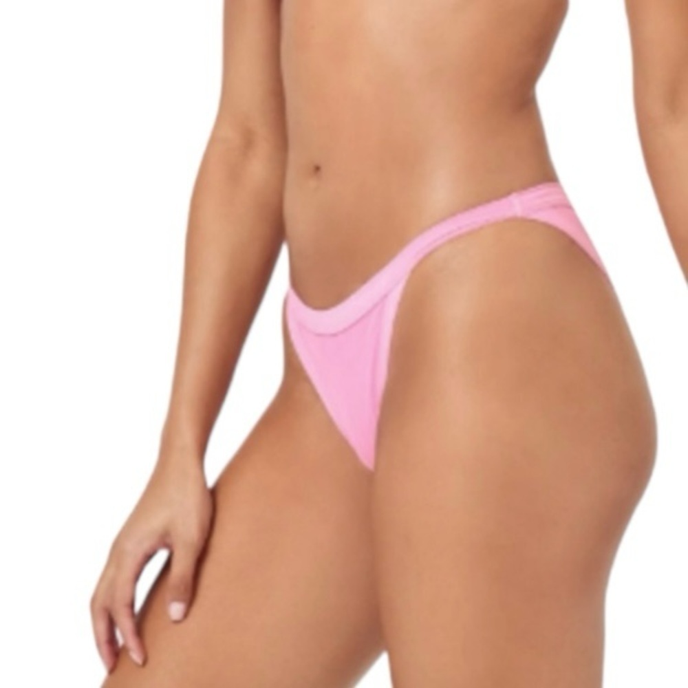 L*Space Vacay Classic Bikini Bottom Size Large Color Guava - Picture 2 of 10